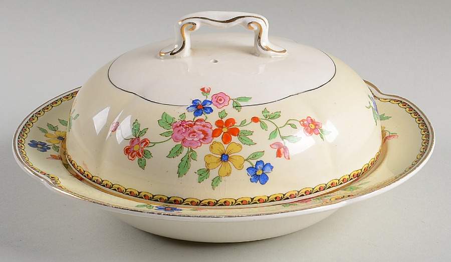 The Monterey (Pareek) Round Covered Butter by Johnson Brothers-1