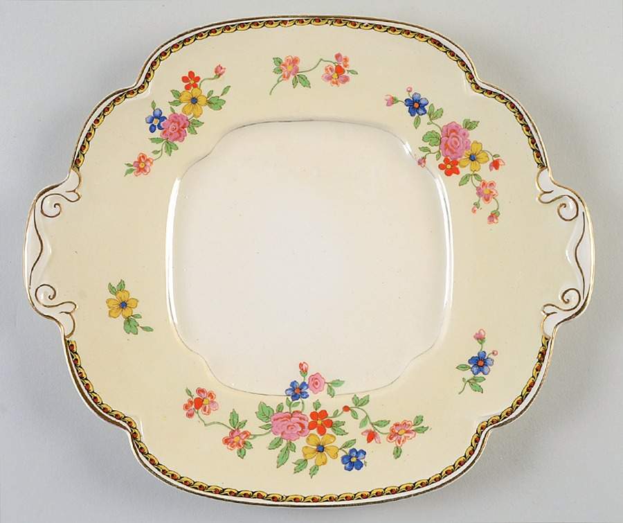 The Monterey (Pareek) Handled Cake Plate by Johnson Brothers-1