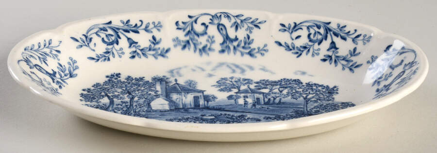 Mount Vernon Blue Relish by Johnson Brothers-1