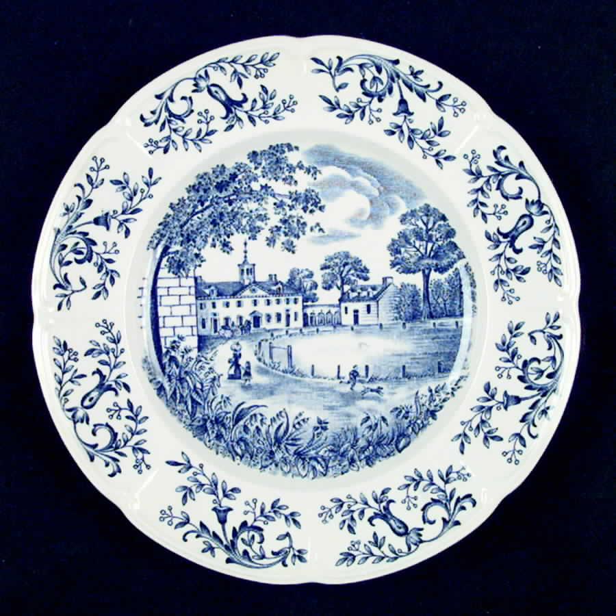 Mount Vernon Blue Salad Plate by Johnson Brothers-1