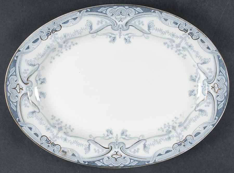 Nassau 14" Oval Serving Platter by Johnson Brothers-1