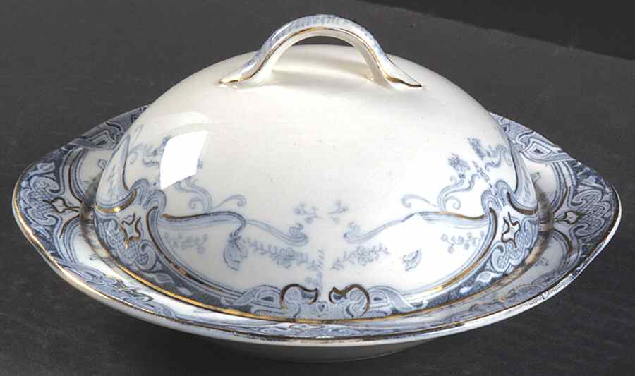 Nassau Round Covered Butter by Johnson Brothers-1
