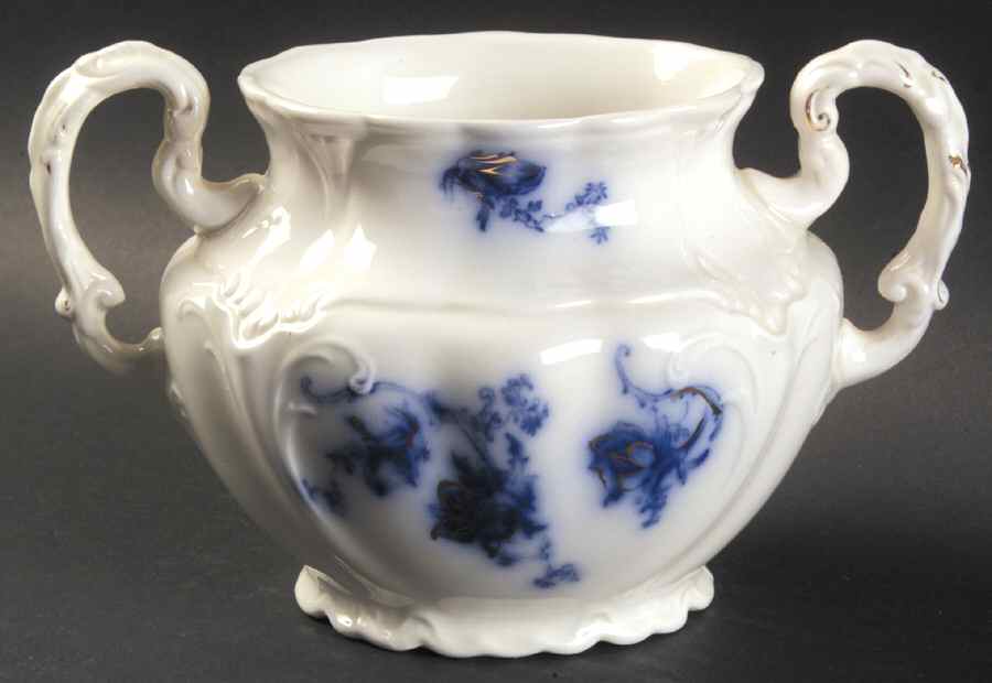 Neapolitan (Gold Accent) Sugar Bowl No Lid by Johnson Brothers-1