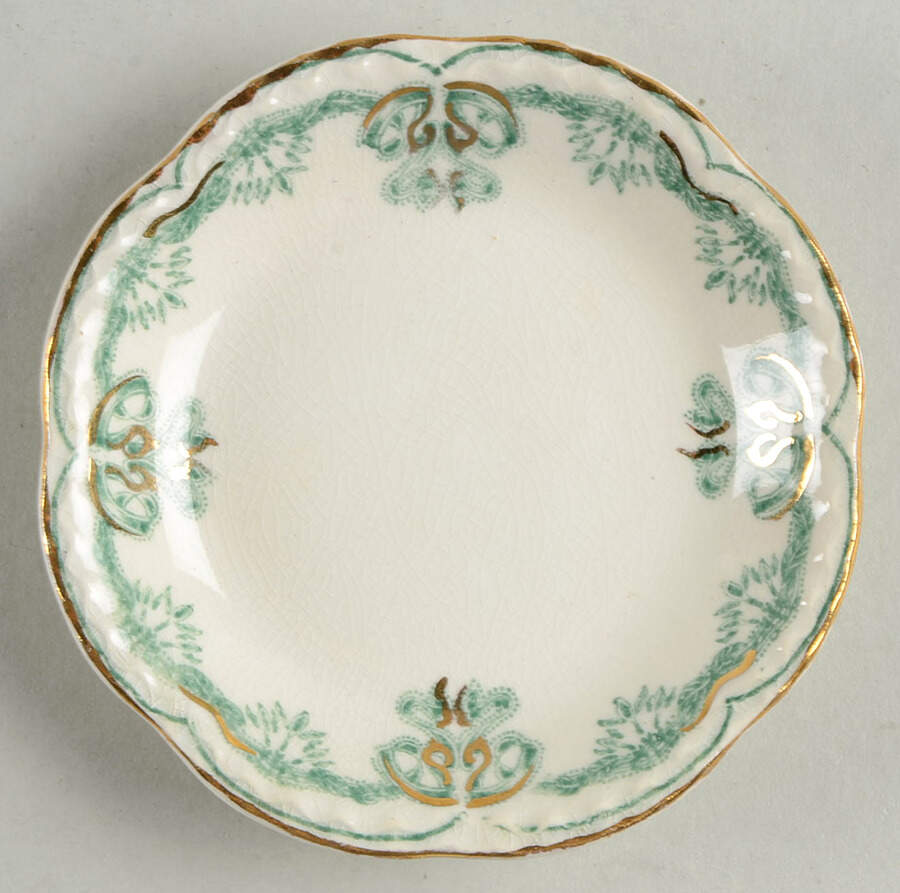 Newport (Gold Trim) Butter Pat by Johnson Brothers-1