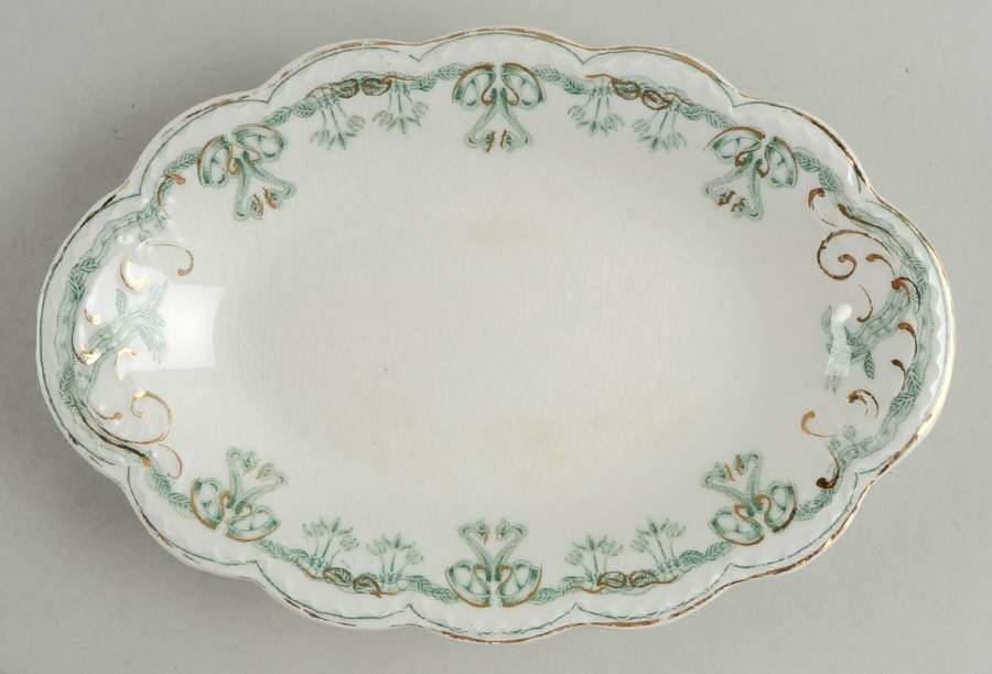 Newport (Gold Trim) Relish/Gravy Underplate by Johnson Brothers-1