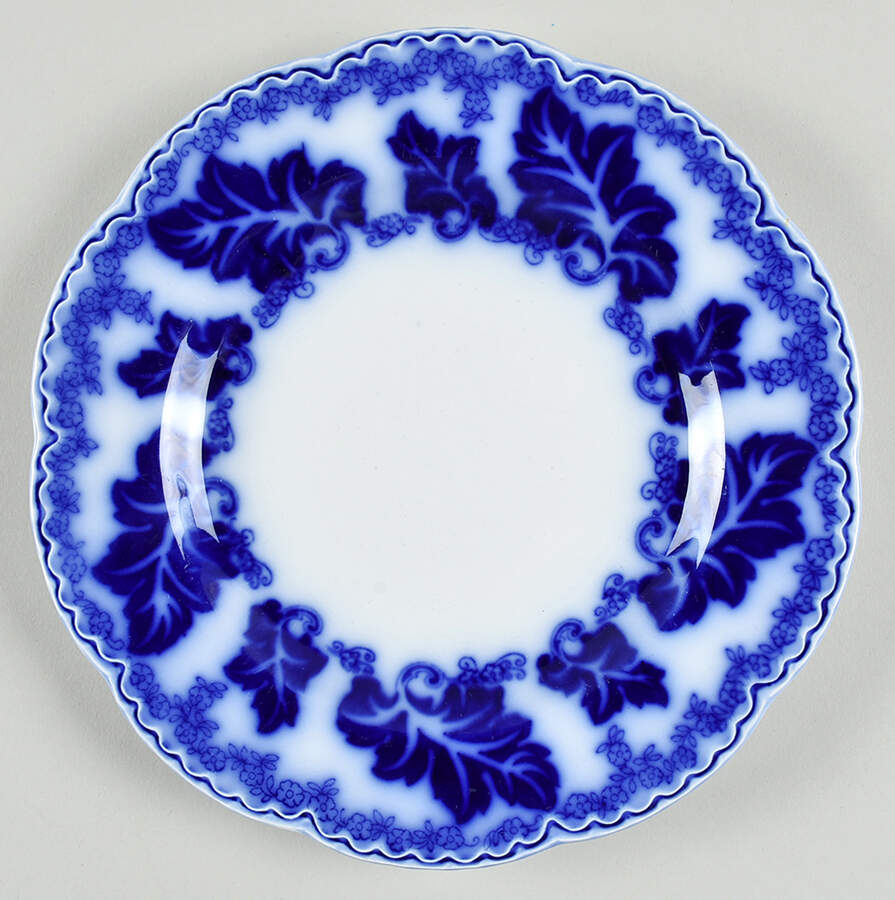 Normandy (Flow Blue) Salad Plate by Johnson Brothers-1