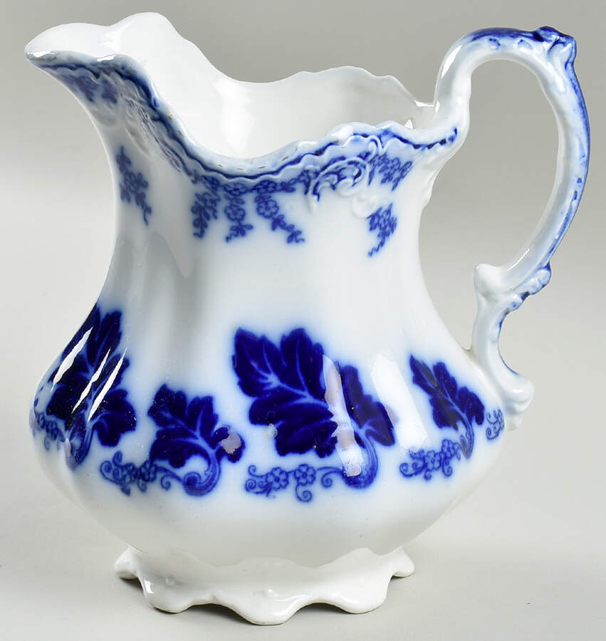 Normandy (Flow Blue) 40 Oz Pitcher by Johnson Brothers-1