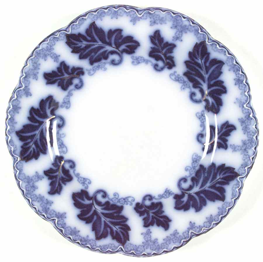 Normandy (Flow Blue) Dinner Plate by Johnson Brothers-1