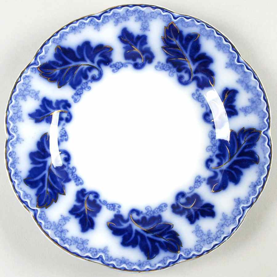 Normandy (Flow Blue) Salad Plate by Johnson Brothers-1