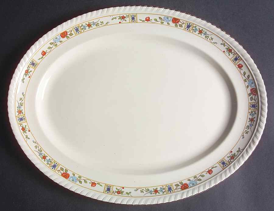 Norton 13" Oval Serving Platter by Johnson Brothers-1