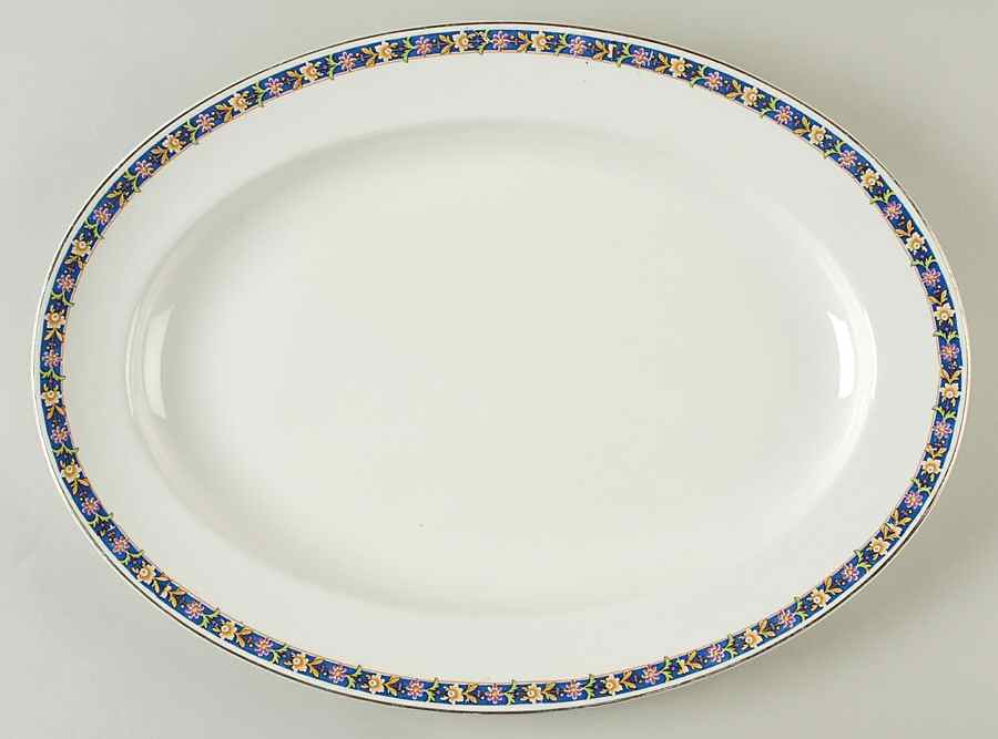 Oakworth 16" Oval Serving Platter by Johnson Brothers-1