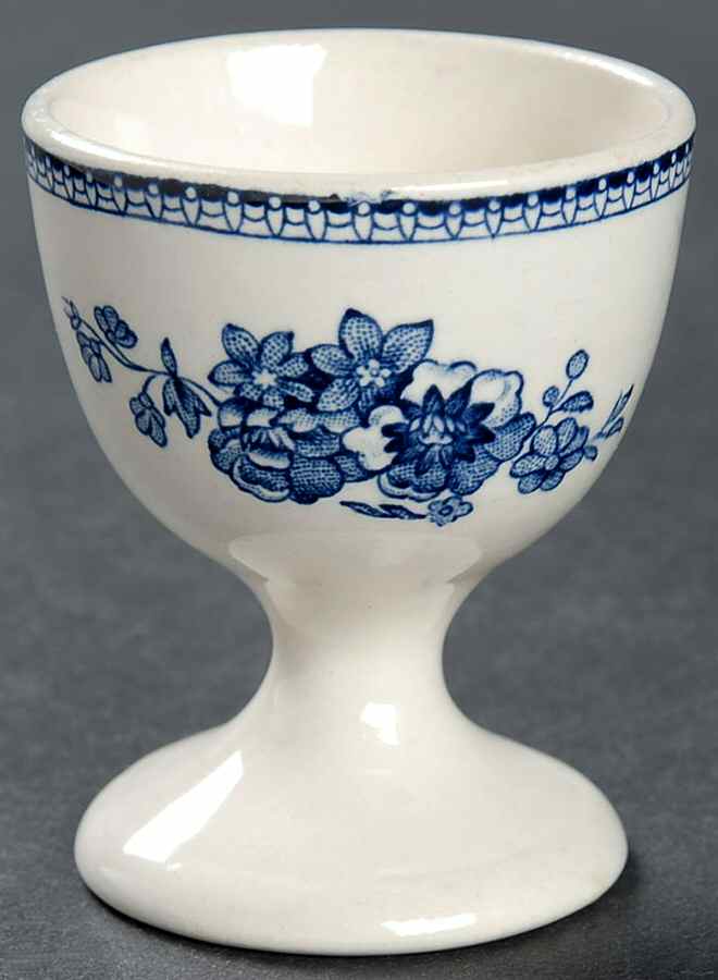 Old Britain Castles Blue (Made in England) Single Egg Cup by Johnson Brothers-1