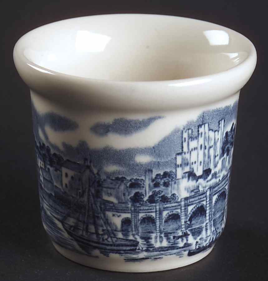 Old Britain Castles Blue (Made in England) Single Egg Cup by Johnson Brothers-1