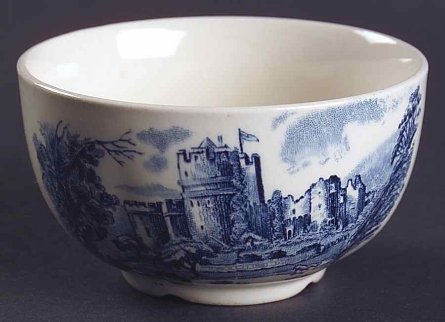 Old Britain Castles Blue (Made in England) Mini Open Sugar Bowl by Johnson Brothers-1