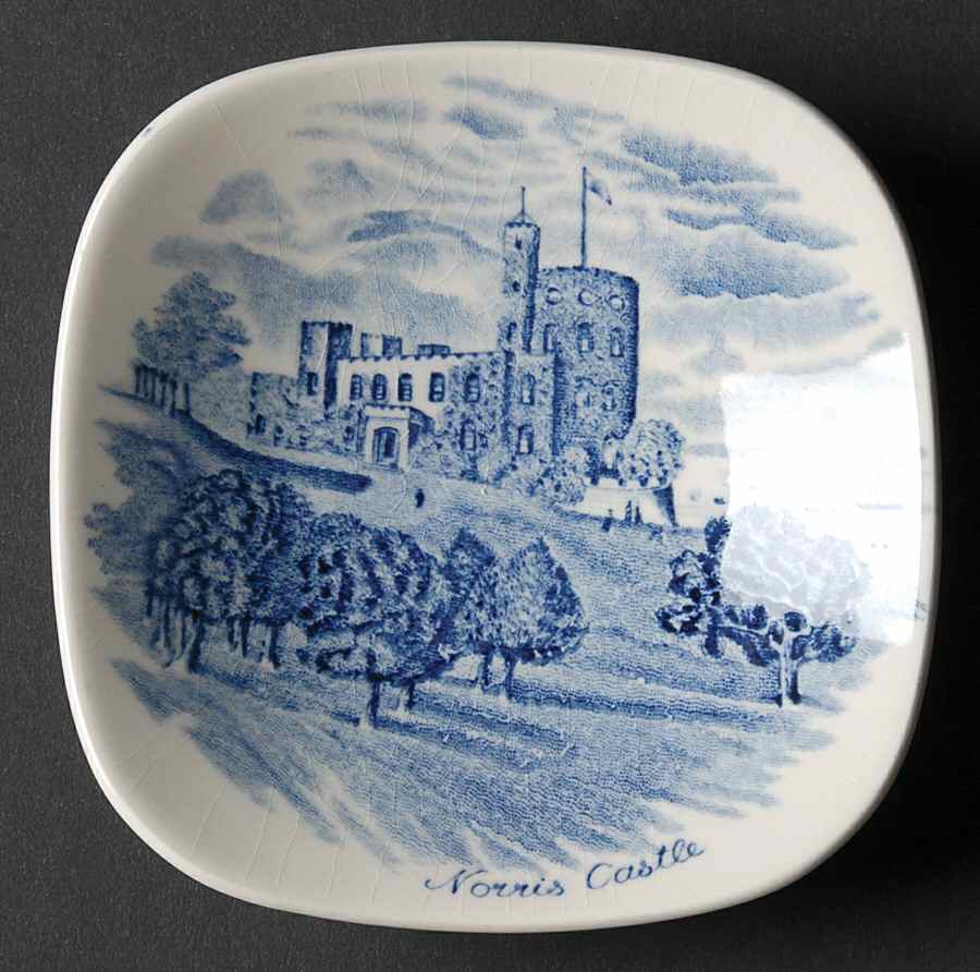 Old Britain Castles Blue (Made in England) Small Ashtray by Johnson Brothers-1