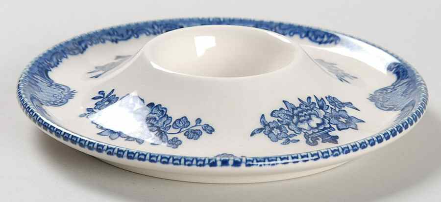 Old Britain Castles Blue (Made in England) Egg Holder by Johnson Brothers-1