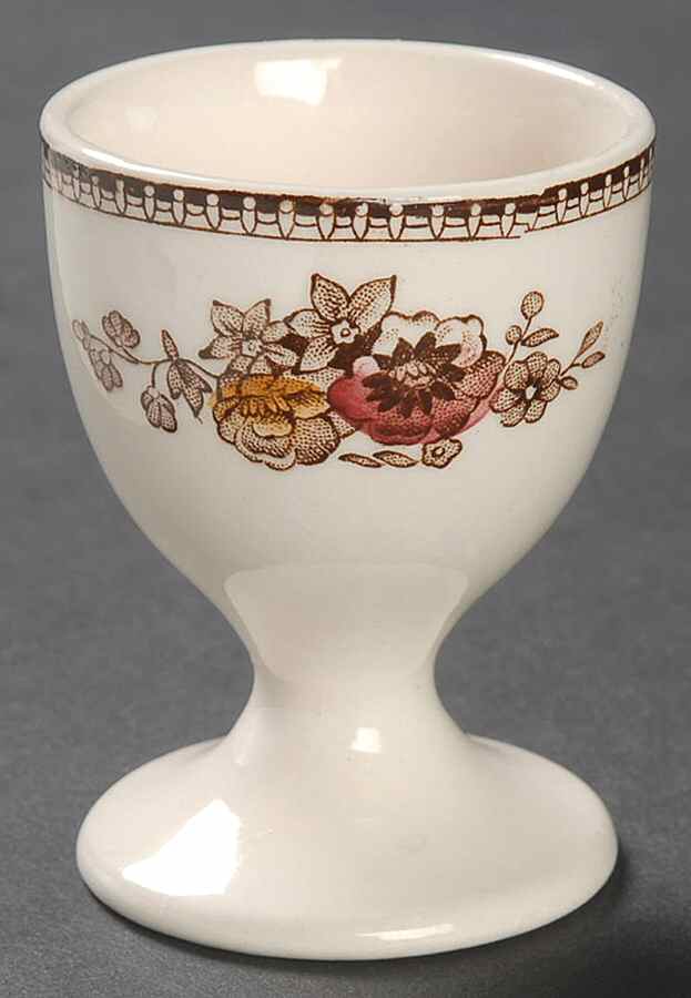 Old Britain Castles Brown Multicolor Single Egg Cup by Johnson Brothers-1