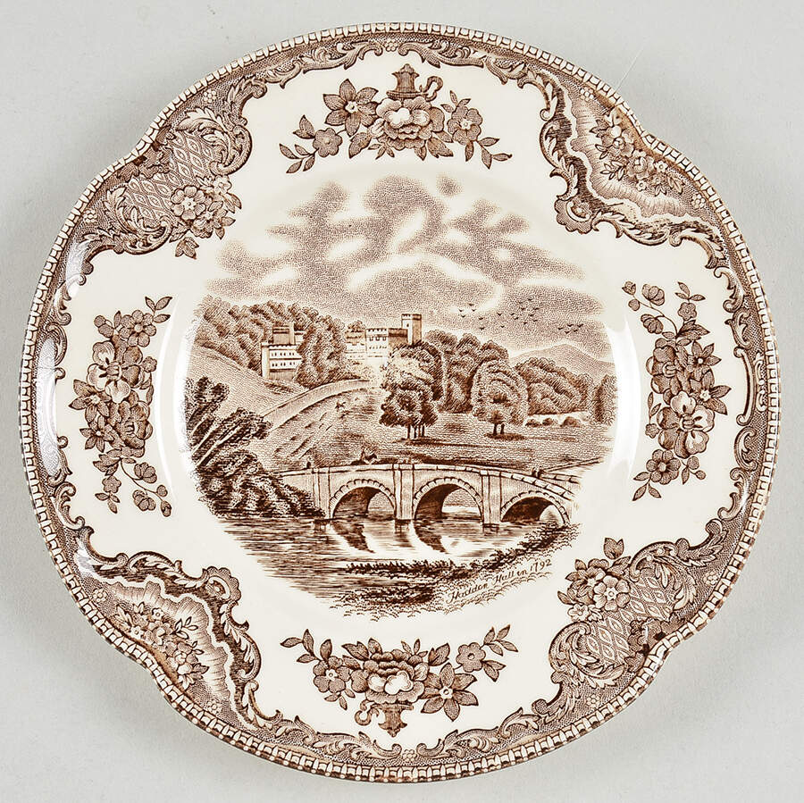 Old Britain Castles Brown Bread & Butter Plate by Johnson Brothers-1