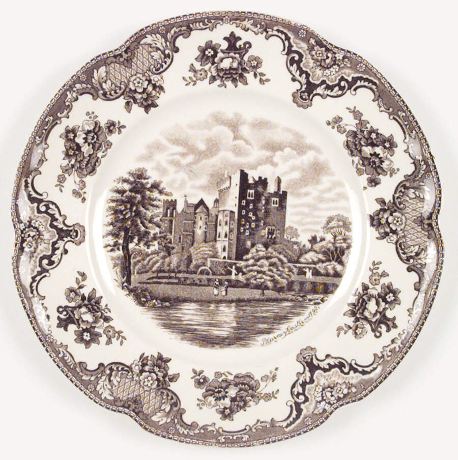 Old Britain Castles Brown Dinner Plate by Johnson Brothers-1