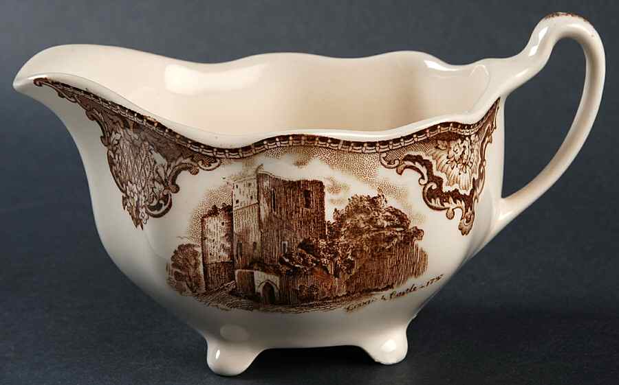 Old Britain Castles Brown Creamer by Johnson Brothers-1
