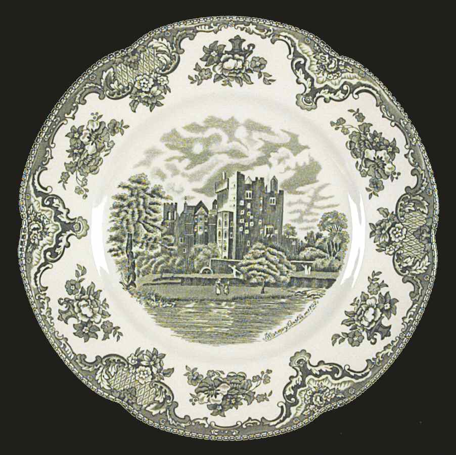 Old Britain Castles Green Large Dinner Plate by Johnson Brothers-1