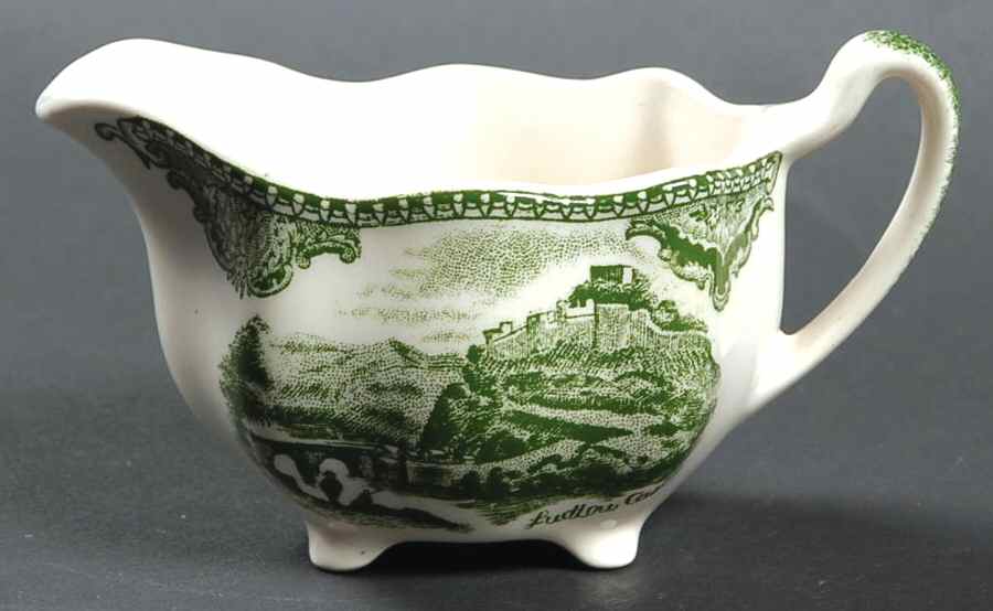 Old Britain Castles Green Mini Creamer by Johnson Brothers-1