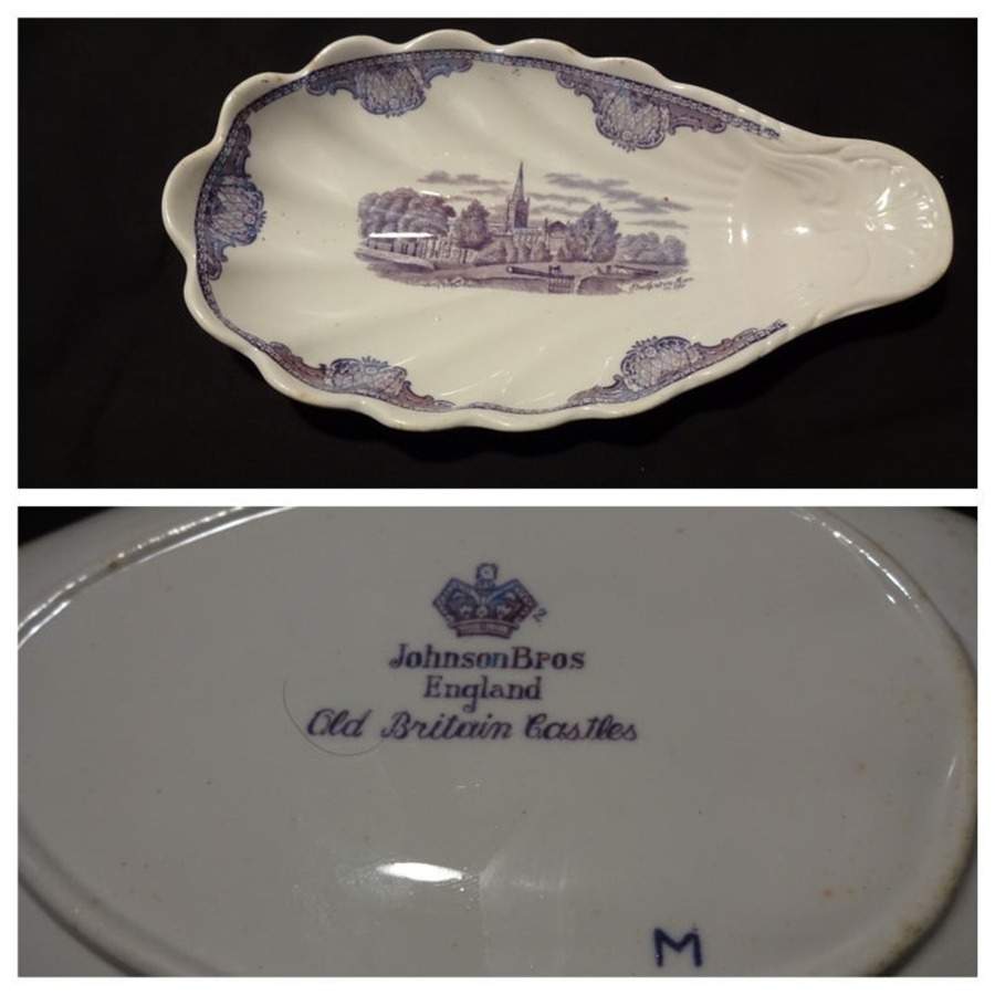 Old Britain Castles Lavender (Not Ribbed) Relish by Johnson Brothers-1