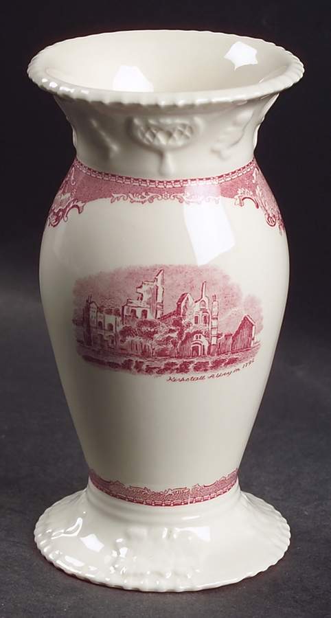 Old Britain Castles Pink (No Crown Made England) 4" Vase by Johnson Brothers-1