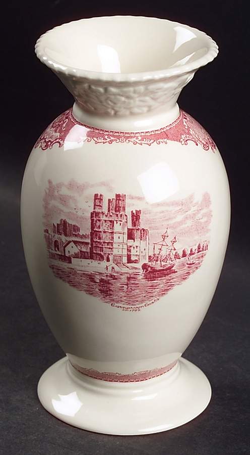 Old Britain Castles Pink (No Crown Made England) 4" Vase by Johnson Brothers-1