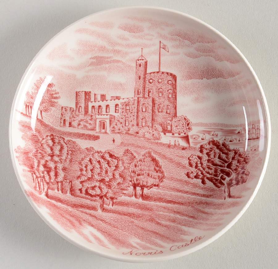 Old Britain Castles Pink (No Crown Made England) Coaster by Johnson Brothers-1