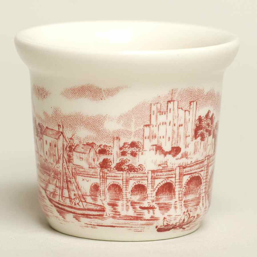 Old Britain Castles Pink (No Crown Made England) Single Egg Cup by Johnson Brothers-1