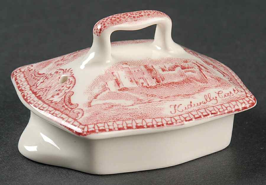 Old Britain Castles Pink (No Crown Made England) Lid for Small Coffee Pot by Johnson Brothers-1