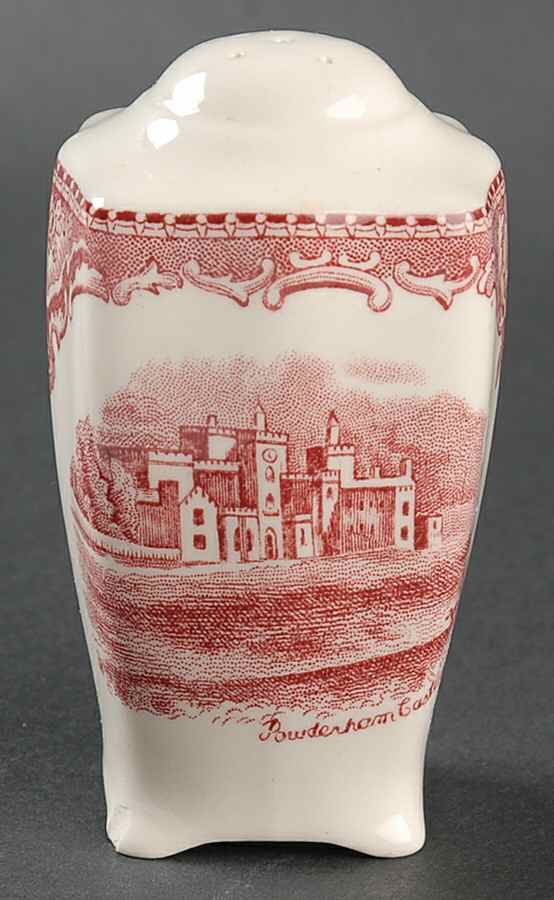Old Britain Castles Pink (No Crown Made England) Salt Shaker by Johnson Brothers-1