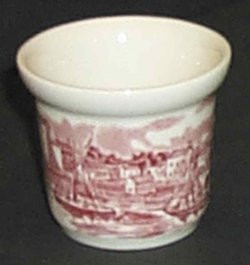 Old Britain Castles Pink (Crown Made In England) Single Egg Cup by Johnson Brothers-1