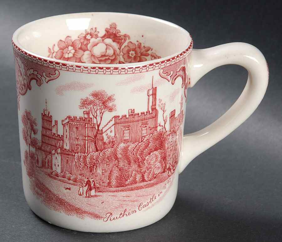Old Britain Castles Pink (Crown Made In England) Mug by Johnson Brothers-1