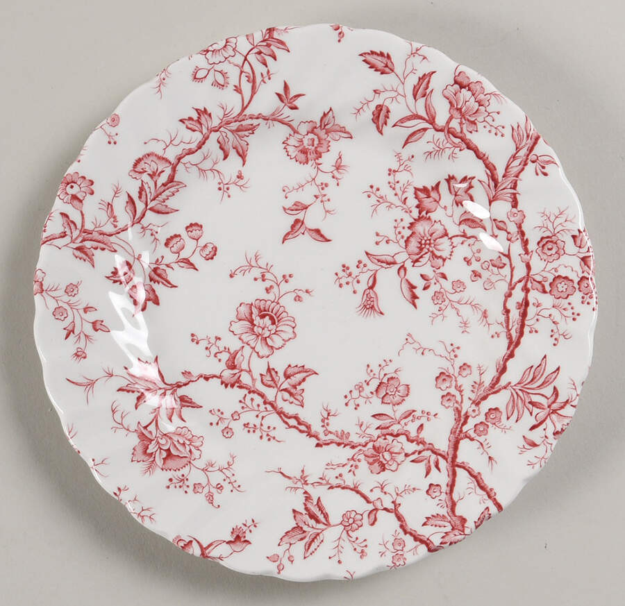 Old Bradbury Pink Bread & Butter Plate by Johnson Brothers-1