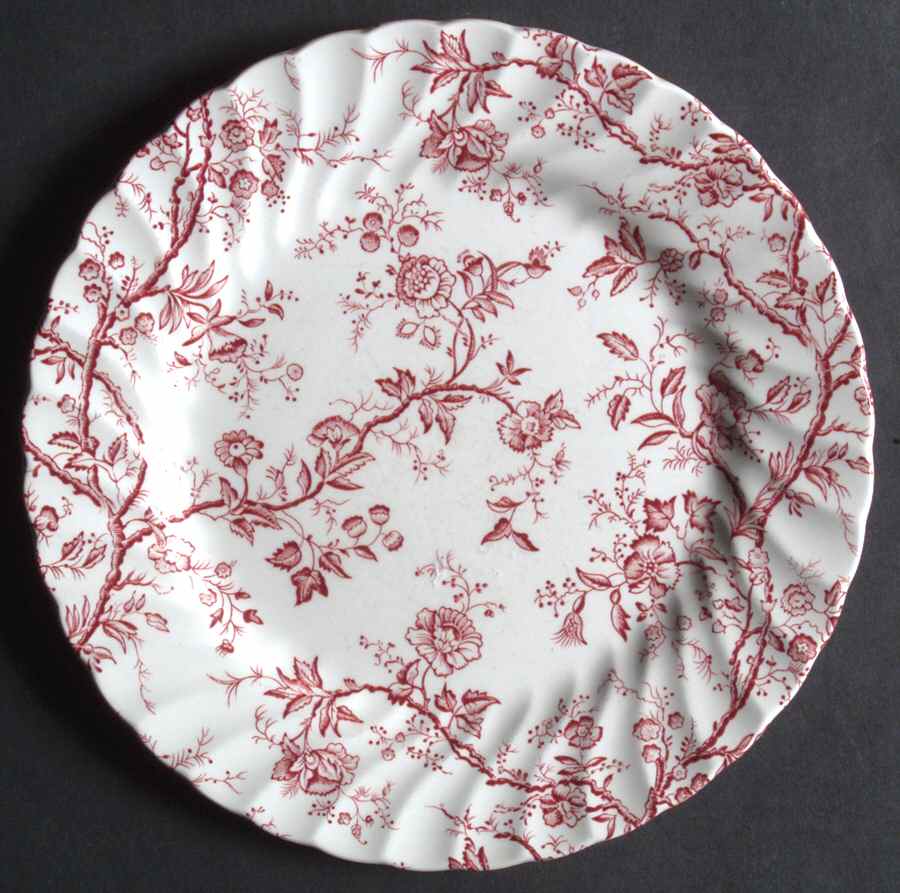 Old Bradbury Pink Salad Plate by Johnson Brothers-1