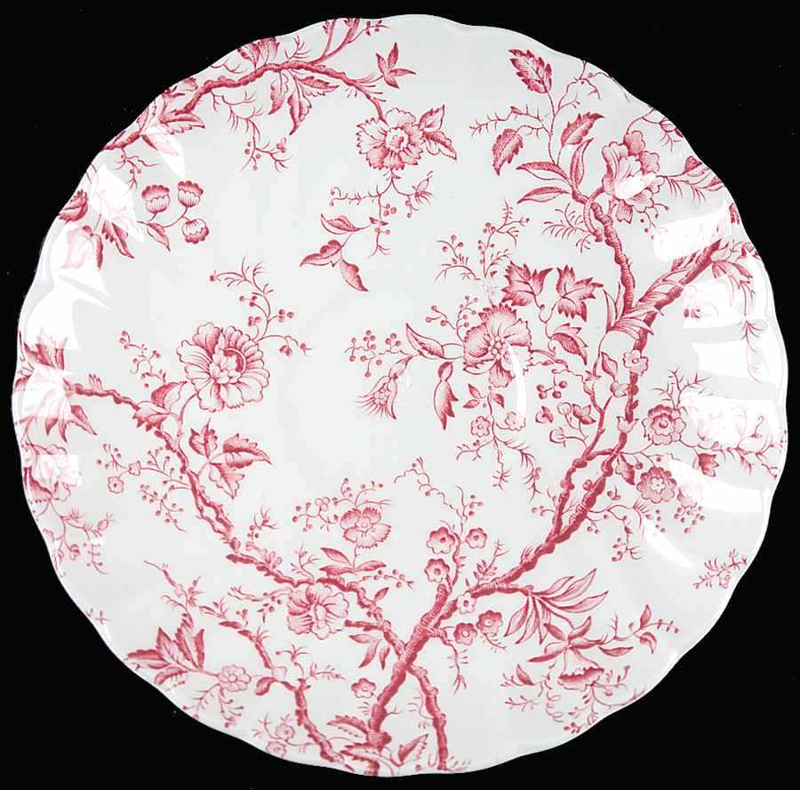 Old Bradbury Pink Saucer by Johnson Brothers-1