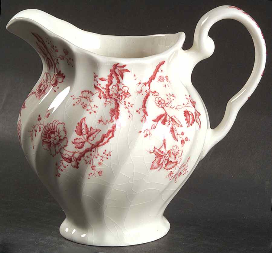 Old Bradbury Pink Creamer by Johnson Brothers-1