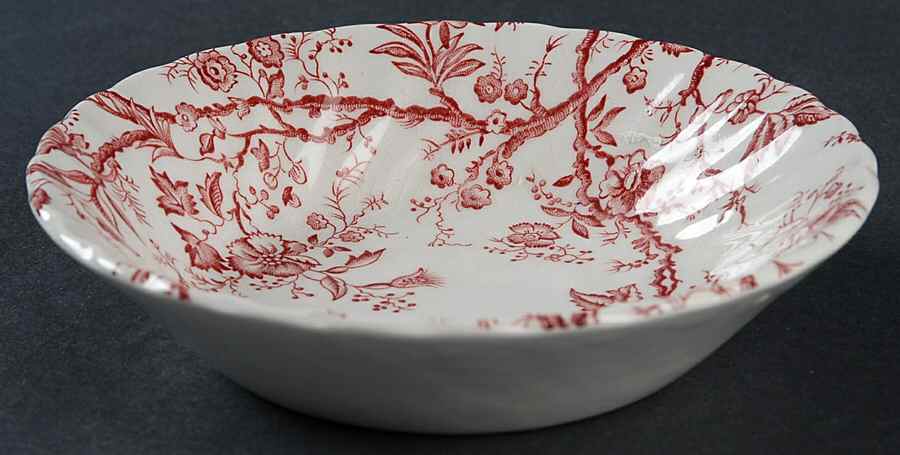 Old Bradbury Pink Fruit/Dessert (Sauce) Bowl by Johnson Brothers-1