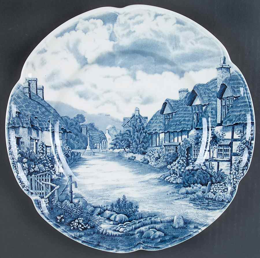 Olde English Countryside Blue Dinner Plate by Johnson Brothers-1