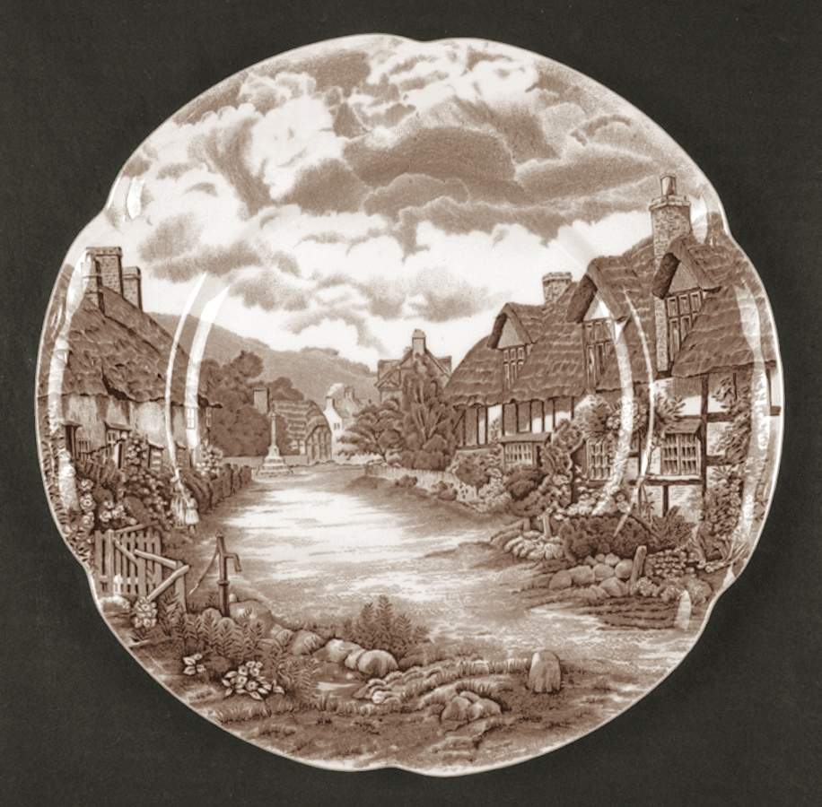 Olde English Countryside Brown Dinner Plate by Johnson Brothers-1