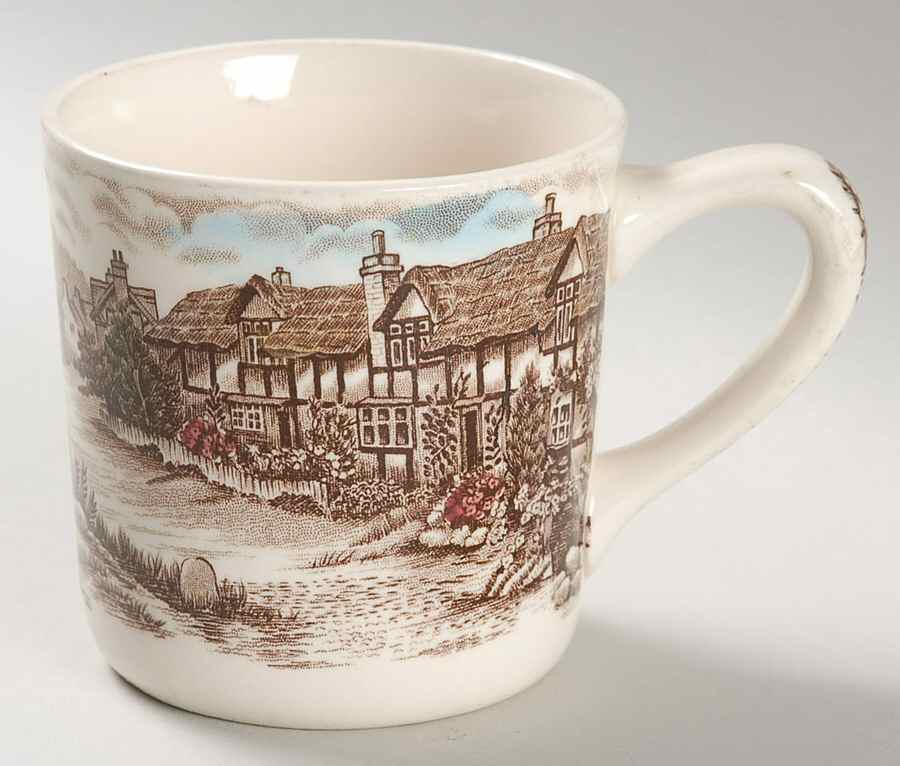 Olde English Countryside Brown Multicolor Mug by Johnson Brothers-1