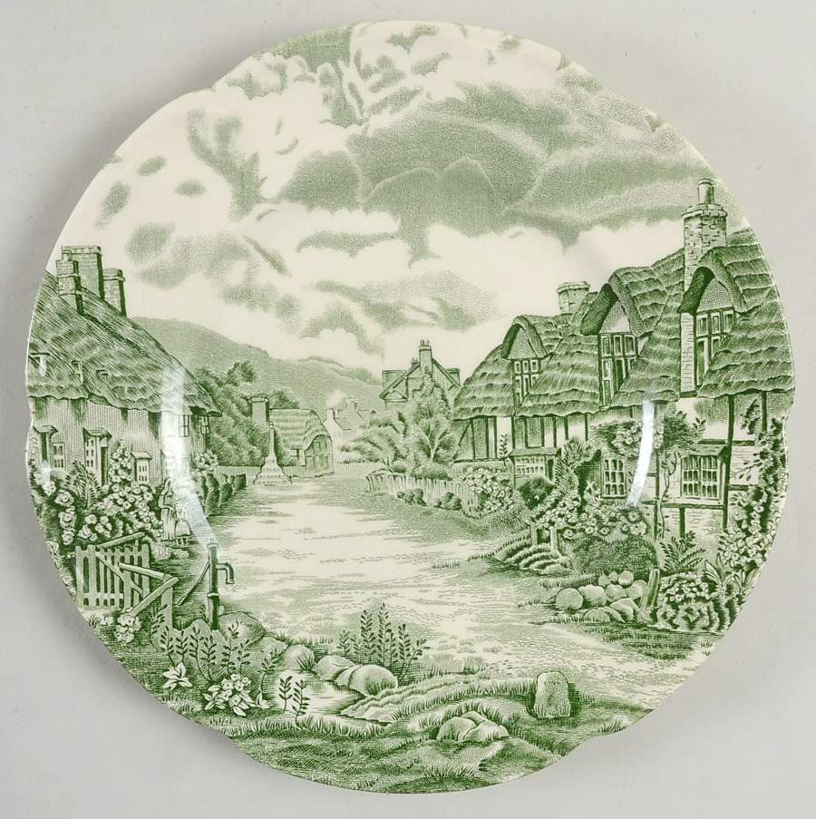 Olde English Countryside Green Salad Plate by Johnson Brothers-1