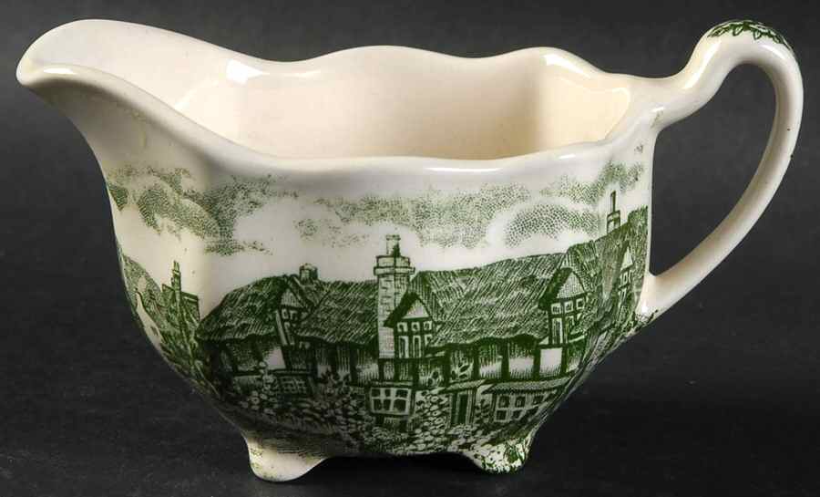 Olde English Countryside Green Mini Creamer by Johnson Brothers-1