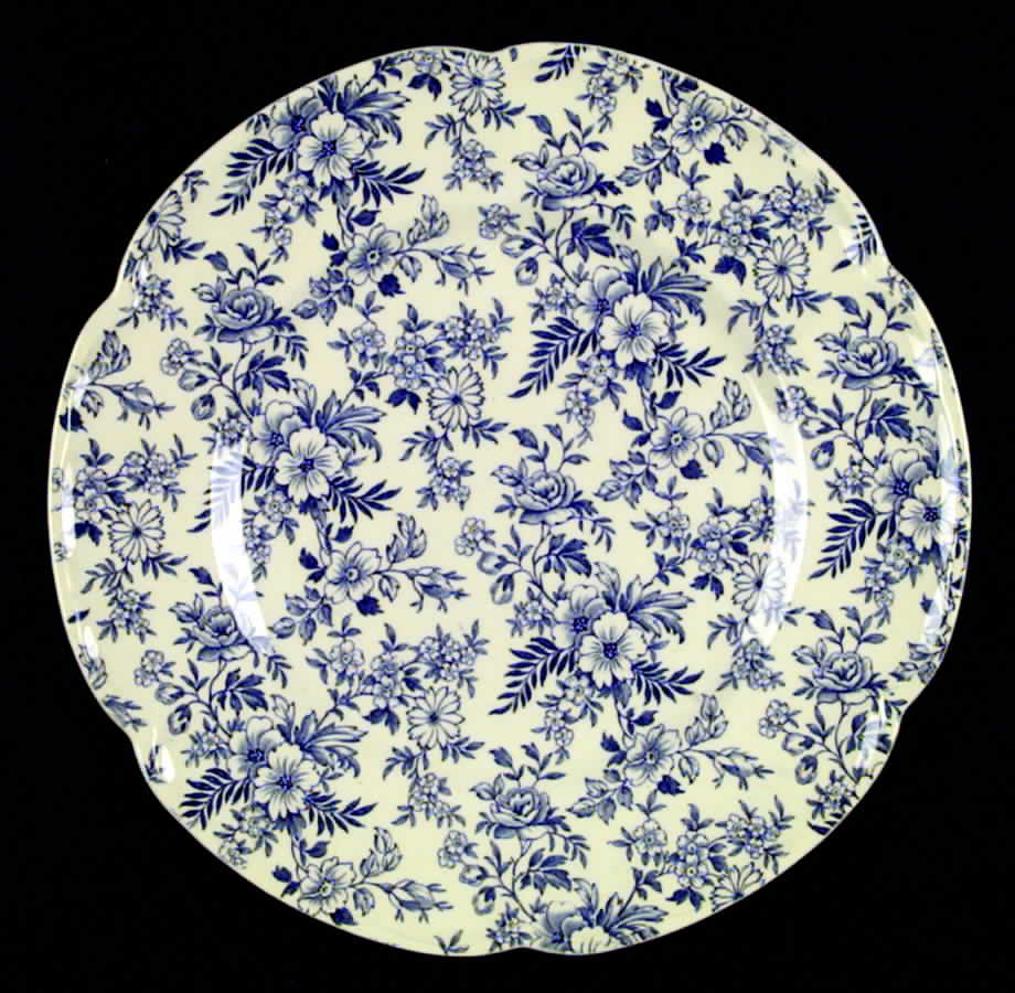 Old English Chintz Blue Dinner Plate by Johnson Brothers-1