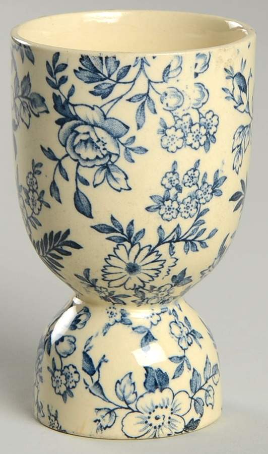 Old English Chintz Blue Double Egg Cup by Johnson Brothers-1