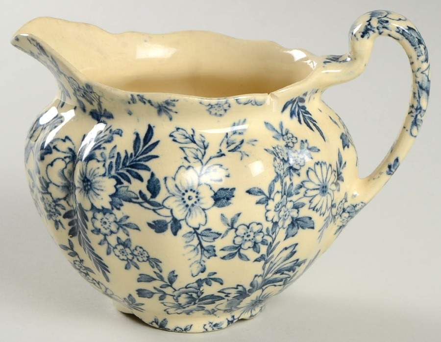 Old English Chintz Blue Creamer by Johnson Brothers-1