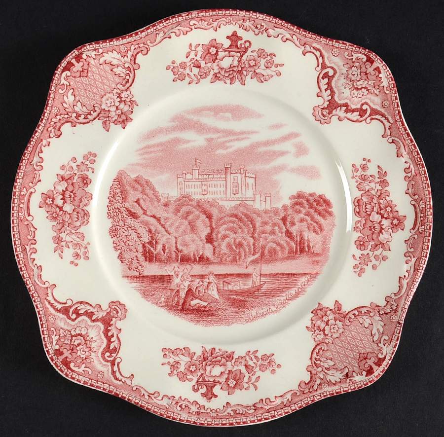 Olde English Countryside Pink Salad Plate by Johnson Brothers-1