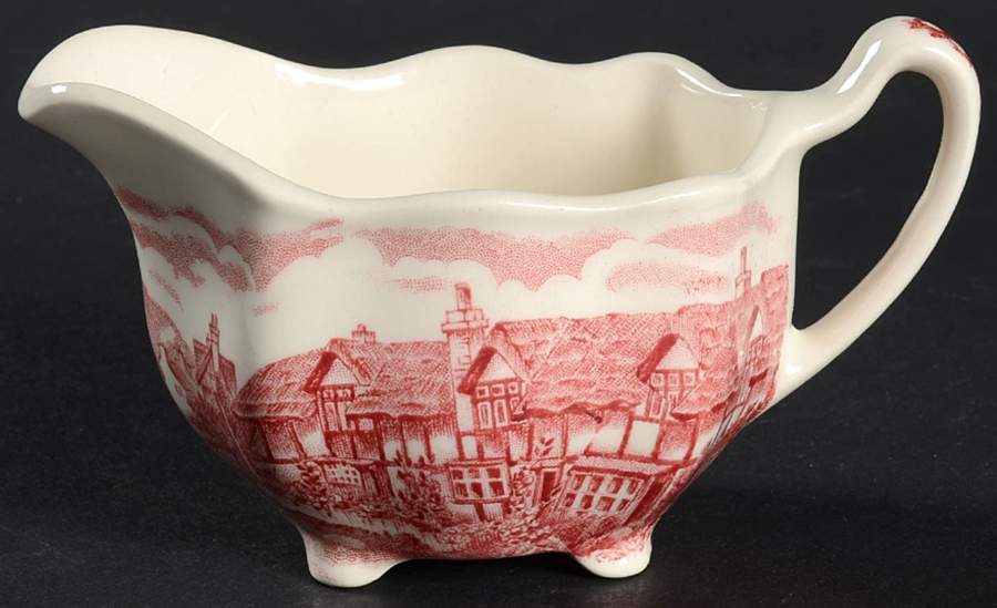 Olde English Countryside Pink Mini Creamer by Johnson Brothers-1
